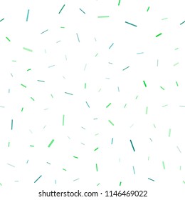 Light Green, Yellow vector seamless background with straight lines. Modern geometrical abstract illustration with staves. Best design for your ad, poster, banner.