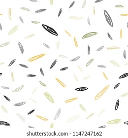 Light Green, Yellow vector seamless pattern with spheres. Beautiful colored illustration with blurred circles in nature style. Pattern can be used as texture of wallpapers.