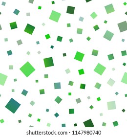 Light Green, Yellow vector seamless template with crystals, rectangles. Modern abstract illustration with colorful rectangles. Pattern can be used for websites.