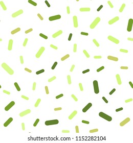 Light Green, Yellow vector seamless texture with colored lines. Modern geometrical abstract illustration with Lines. Best design for your ad, poster, banner.