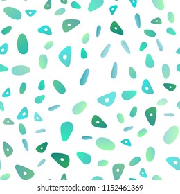 Light Green, Yellow vector seamless backdrop with lines, circles. Beautiful illustration with circles, triangles in nature style. Smart design for your business advert.