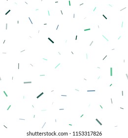Light Green, Yellow vector seamless background with straight lines. Decorative shining illustration with lines on abstract template. Best design for your ad, poster, banner.