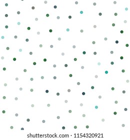 Light Green, Yellow vector seamless layout with circle shapes. Blurred bubbles on abstract background with colorful gradient. The pattern can be used for aqua ad, booklets.