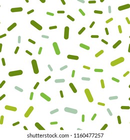 Light Green, Yellow vector seamless layout with flat lines. Glitter abstract illustration with colored sticks. Pattern for ads, posters, banners.