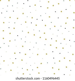 Light Green, Yellow vector seamless background with bubbles. Beautiful colored illustration with blurred circles in nature style. Template for business cards, websites.