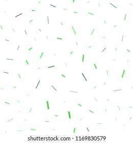 Light Green, Yellow vector seamless texture with colored lines. Shining colored illustration with narrow lines. The pattern can be used for busines ad, booklets, leaflets