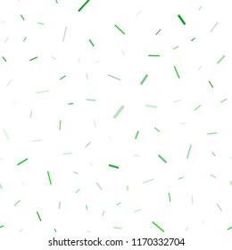 Light Green, Yellow vector seamless template with repeated sticks. Lines on blurred abstract background with gradient. The pattern can be used for busines ad, booklets, leaflets