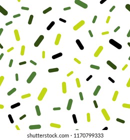 Light Green, Yellow vector seamless pattern with sharp lines. Shining colored illustration with sharp stripes. The pattern for ad, booklets, leaflets.