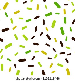 Light Green, Yellow vector seamless background with straight lines. Lines on blurred abstract background with gradient. Smart design for your business advert.