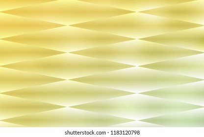 Light Green, Yellow vector seamless template with crystals, rectangles. Decorative design in abstract style with rectangles. Pattern for trendy fabric, wallpapers.