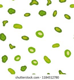Light Green, Yellow vector seamless pattern with spheres. Illustration with set of shining colorful abstract circles. Trendy design for wallpaper, fabric makers.