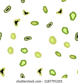 Light Green, Yellow vector seamless layout with circle shapes. Modern abstract illustration with colorful water drops. Pattern for design of fabric, wallpapers.