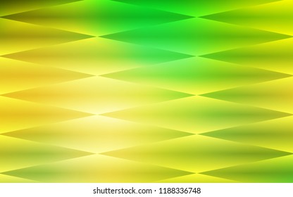 Light Green, Yellow vector seamless backdrop with rectangles, squares. Illustration with set of colorful rectangles. Pattern for design of window blinds, curtains.
