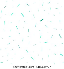Light Green, Yellow vector seamless template with repeated sticks. Lines on blurred abstract background with gradient. The pattern can be used as ads, poster, banner for commercial.