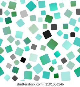 Light Green, Yellow vector seamless texture in rectangular style. Illustration with set of colorful rectangles. Pattern for commercials.