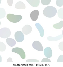 Light Green, Yellow vector seamless backdrop with dots, spots. Illustration with set of shining colorful abstract circles. Pattern for design of window blinds, curtains.