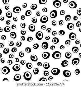 Light Green, Yellow vector seamless layout with circle spots. Modern abstract illustration with colorful water drops. Pattern for design of fabric, wallpapers.
