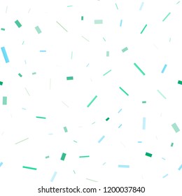 Light Green, Yellow vector seamless cover in polygonal style. Modern abstract illustration with colorful rectangles. Best design for your ad, poster, banner.