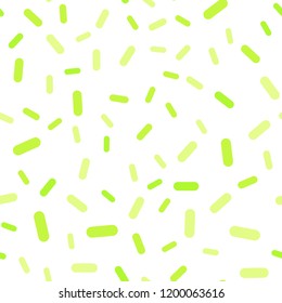 Light Green, Yellow vector seamless cover with stright stripes. Blurred decorative design in simple style with lines. Pattern for ads, posters, banners.