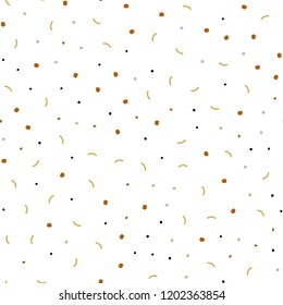 Light Green, Yellow vector seamless layout with circles, lines. Illustration with set of colorful abstract circles and lines. Pattern for trendy fabric, wallpapers.