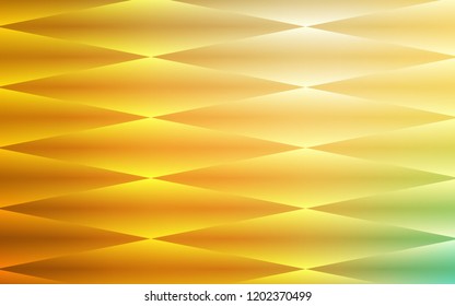 Light Green, Yellow vector seamless texture in rectangular style. Glitter abstract illustration with rectangular shapes. Pattern for design of window blinds, curtains.