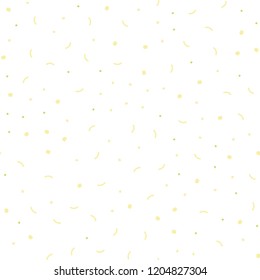 Light Green, Yellow vector seamless background with bubbles, lines. Decorative design in abstract style with triangle structure. Pattern for trendy fabric, wallpapers.