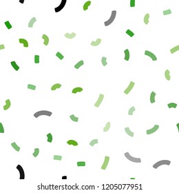 Light Green, Yellow vector seamless pattern with lines, ovals. Colorful abstract illustration with gradient lines. The template for cell phone backgrounds.