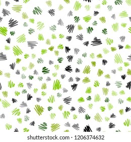 Light Green, Yellow vector seamless pattern with sharp lines. Shining colored illustration with sharp stripes. Smart design for your business advert.