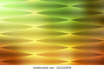 Light Green, Yellow vector seamless pattern in square style. Illustration with set of colorful rectangles. Design for textile, fabric, wallpapers.