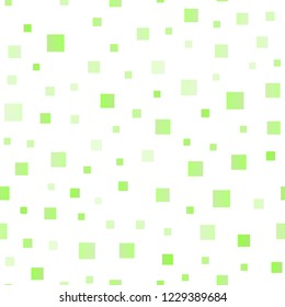 Light Green, Yellow vector seamless cover in polygonal style. Modern abstract illustration with colorful rectangles. Pattern for commercials.