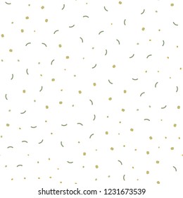 Light Green, Yellow vector seamless background with bubbles, lines. Modern abstract colorful illustration with spheres and lines. Pattern for design of fabric, wallpapers.