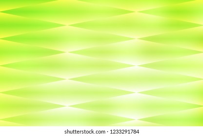 Light Green, Yellow vector seamless cover in polygonal style. Beautiful illustration with rectangles and squares. Trendy design for wallpaper, fabric makers.