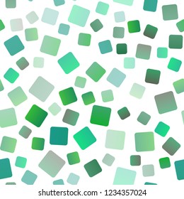Light Green, Yellow vector seamless backdrop with rectangles, squares. Decorative design in abstract style with rectangles. Modern template for your landing page.