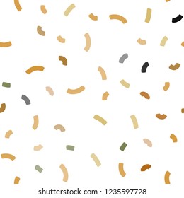 Light Green, Yellow vector seamless template with bent lines. Shining illustration, which consist of blurred lines, circles. The elegant pattern for brand book.