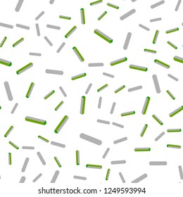 Light Green, Yellow vector seamless, isometric layout with flat lines. Colorful shining illustration with lines on abstract template. Template for business cards, websites.