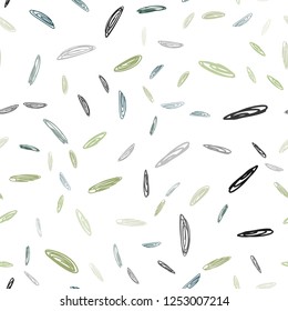 Light Green, Yellow vector seamless layout with circle shapes. Blurred decorative design in abstract style with bubbles. Pattern can be used for beautiful websites.