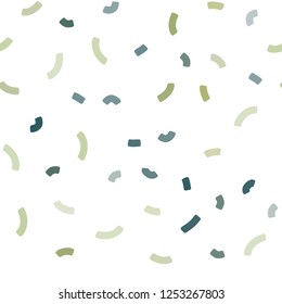 Light Green, Yellow vector seamless pattern with bubble shapes. A sample with blurred bubble shapes. The elegant pattern for brand book.