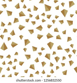 Light Green, Yellow vector seamless, isometric backdrop with lines, triangles. Modern abstract illustration with colorful triangles. Template for business cards, websites.