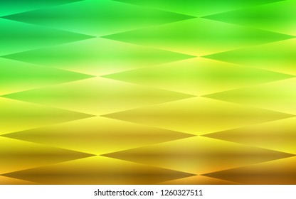 Light Green, Yellow vector seamless layout with lines, rectangles. Abstract gradient illustration with rectangles. Pattern for trendy fabric, wallpapers.