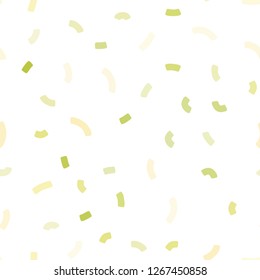 Light Green, Yellow vector seamless template with bubble shapes. A completely new color illustration in marble style. Pattern for your business design.
