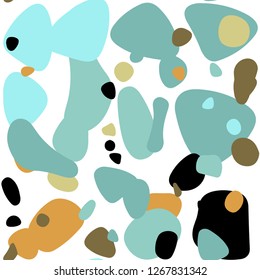 Light Green, Yellow vector seamless layout with circle shapes. Blurred bubbles on abstract background with colorful gradient. Pattern for trendy fabric, wallpapers.