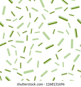 Light Green, Yellow vector seamless, isometric layout with flat lines. Glitter abstract illustration with colorful sticks. Texture for window blinds, curtains.