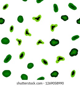 Light Green, Yellow vector seamless pattern with spheres. Modern abstract illustration with colorful water drops. Pattern for design of fabric, wallpapers.