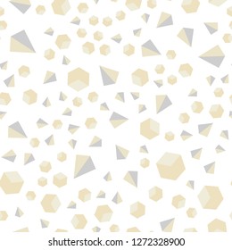 Light Green, Yellow vector seamless, isometric pattern with polygonal style with cubes. Lines, rhombus with colorful gradient. Pattern for trendy fabric, wallpapers.