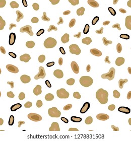 Light Green, Yellow vector seamless template with circles. Blurred decorative design in abstract style with bubbles. Trendy design for wallpaper, fabric makers.