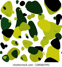 Light Green, Yellow vector seamless background with bubbles. Illustration with set of shining colorful abstract circles. Template for business cards, websites.