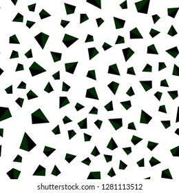 Light Green, Yellow vector seamless, isometric backdrop with lines, triangles. Glitter abstract illustration with triangular shapes. Design for textile, fabric, wallpapers.