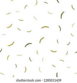Light Green, Yellow vector seamless pattern with wry lines. Colorful geometric sample with gradient lines.  Pattern for your business design.