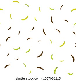 Light Green, Yellow vector seamless layout with bent lines. Colorful geometric sample with gradient lines.  Abstract style for your business design.
