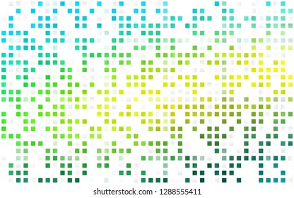 Light Green, Yellow vector seamless background with rectangles. Modern abstract illustration with colorful rectangles. Pattern for design of fabric, wallpapers.